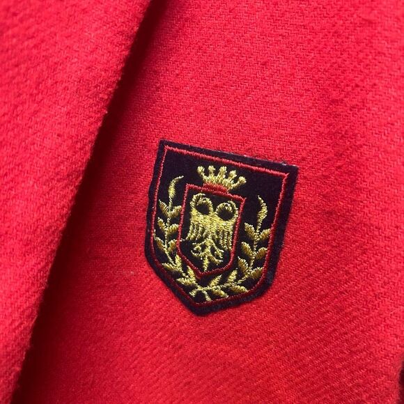 That’s me! vintage Red Harry Potter Theme Wool blend Blazer Jacket Size Medium - Picture 6 of 13